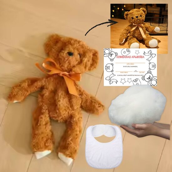 Rotaļu Lāča Piepildīšana un Lacītes Izkrāsošana — Individuālā Nodarbība